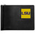 LSU Tigers Leather Bill Clip Wallet