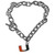 Miami Hurricanes Charm Chain Bracelet