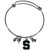 Michigan St. Spartans Charm Bangle Bracelet