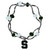 Michigan St. Spartans Crystal Bead Bracelet
