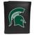 Michigan St. Spartans Leather Tri-fold Wallet, Large Logo