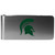 Michigan St. Spartans Steel Money Clip, Logo