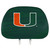 Miami Hurricanes "U" Primary Logo Headrest Covers
