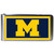 Michigan Wolverines Steel Logo Money Clips