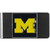 Michigan Wolverines Steel Money Clip