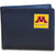 Minnesota Golden Gophers Leather Bi-fold Wallet Packaged in Gift Box
