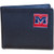 Mississippi Rebels Leather Bi-fold Wallet Packaged in Gift Box
