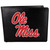 Mississippi Rebels Leather Bi-fold Wallet, Large Logo