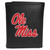 Mississippi Rebels Leather Tri-fold Wallet, Large Logo