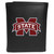 Mississippi St. Bulldogs Leather Tri-fold Wallet, Large Logo