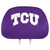 TCU Horned Frogs "TCU" Logo Headrest Covers
