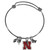 Nebraska Cornhuskers Charm Bangle Bracelet
