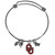 Oklahoma Sooners Charm Bangle Bracelet