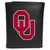 Oklahoma Sooners Leather Tri-fold Wallet, Large Logo