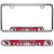 Arizona Cardinals Embossed License Plate Frame Primary Logo and Wordmark Red