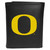 Oregon Ducks Leather Tri-fold Wallet, Large Logo