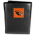 Oregon St. Beavers Deluxe Leather Tri-fold Wallet Packaged in Gift Box