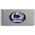 Penn St. Nittany Lions Brushed Metal Money Clip