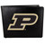 Purdue Boilermakers Leather Bi-fold Wallet, Large Logo