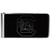 S. Carolina Gamecocks Black and Steel Money Clip