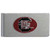 S. Carolina Gamecocks Brushed Metal Money Clip