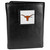 Texas Longhorns Deluxe Leather Tri-fold Wallet Packaged in Gift Box