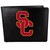 USC Trojans Leather Bi-fold Wallet, Large Logo