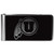 Utah Utes Black and Steel Money Clip