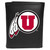 Utah Utes Leather Tri-fold Wallet, Large Logo