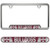 Mississippi State Bulldogs Embossed License Plate Frame Primary Logo and Wordmark