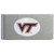 Virginia Tech Hokies Brushed Metal Money Clip