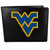 W. Virginia Mountaineers Bi-fold Wallet Large Logo