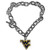 W. Virginia Mountaineers Charm Chain Bracelet
