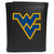 W. Virginia Mountaineers Leather Tri-fold Wallet, Large Logo
