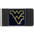 W. Virginia Mountaineers Steel Money Clip