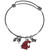 Washington St. Cougars Charm Bangle Bracelet