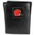 Cleveland Browns Deluxe Leather Tri-fold Wallet Packaged in Gift Box