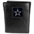 Dallas Cowboys Deluxe Leather Tri-fold Wallet Packaged in Gift Box