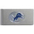 Detroit Lions Brushed Metal Money Clip