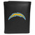 Los Angeles Chargers Leather Tri-fold Wallet, Large Logo