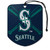 Seattle Mariners Air Freshener 2-pk "S with Compass" Alternate Logo & Wordmark