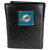 Miami Dolphins Leather Tri-fold Wallet