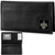 New Orleans Saints Deluxe Leather Checkbook Cover