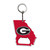 Georgia Bulldogs Keychain Bottle Opener "G" Logo / Shape of Georgia