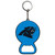 Carolina Panthers Keychain Bottle Opener Panthers Primary Logo Blue & Black