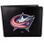 Columbus Blue Jackets® Leather Bi-fold Wallet, Large Logo