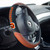 Cincinnati Bengals Sports Grip Steering Wheel Cover Primary Logo and Wordmark Tan & Black