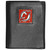 New Jersey Devils® Deluxe Leather Tri-fold Wallet Packaged in Gift Box