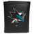 San Jose Sharks® Leather Tri-fold Wallet, Large Logo