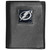 Tampa Bay Lightning® Deluxe Leather Tri-fold Wallet Packaged in Gift Box